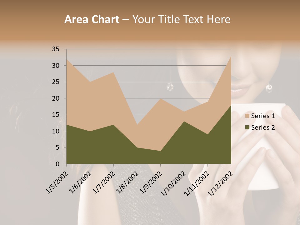 Drinking Coffee PowerPoint Template