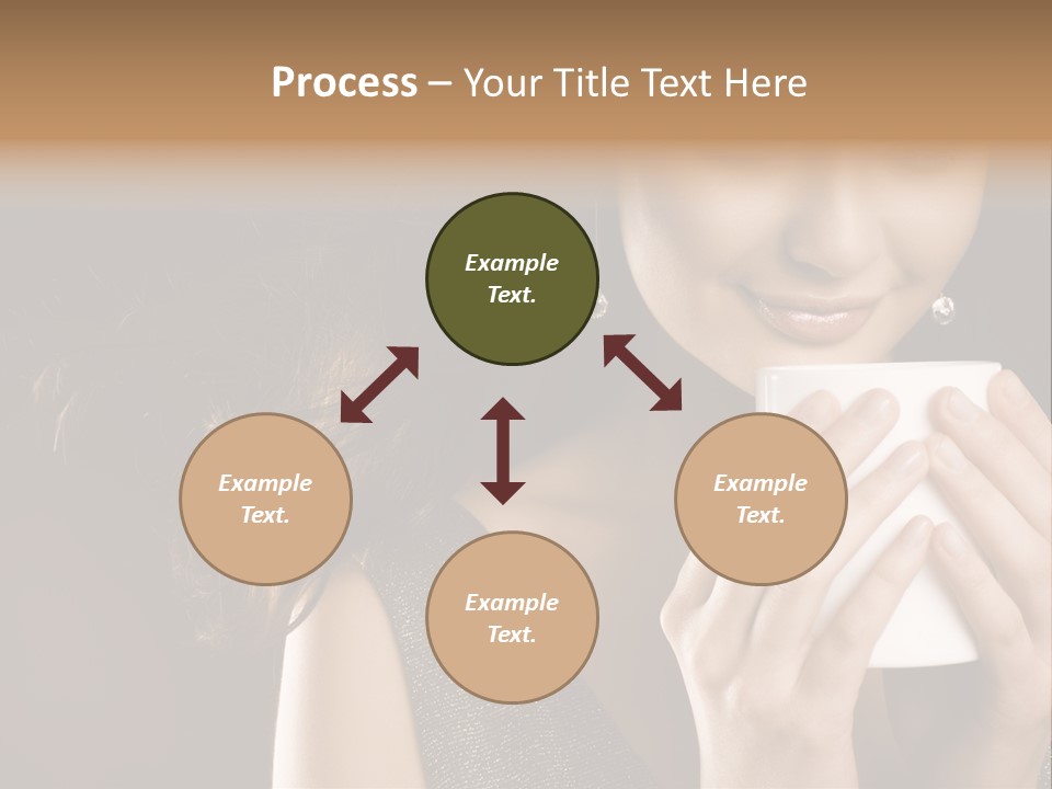 Drinking Coffee PowerPoint Template