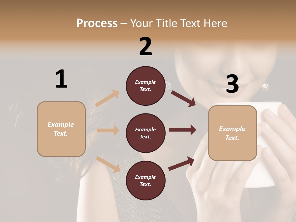 Drinking Coffee PowerPoint Template