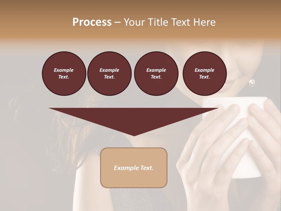 Drinking Coffee PowerPoint Template