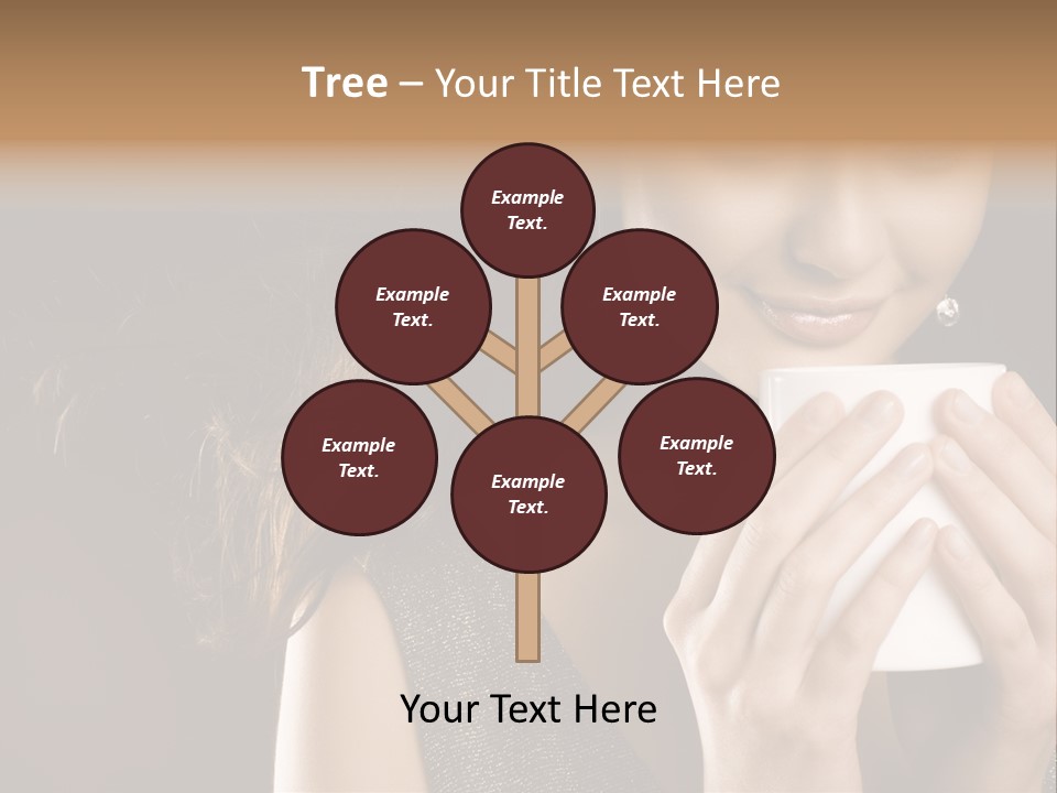 Drinking Coffee PowerPoint Template