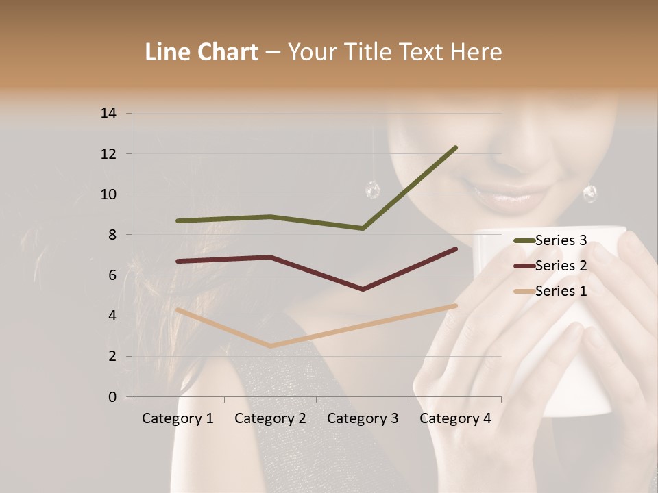 Drinking Coffee PowerPoint Template