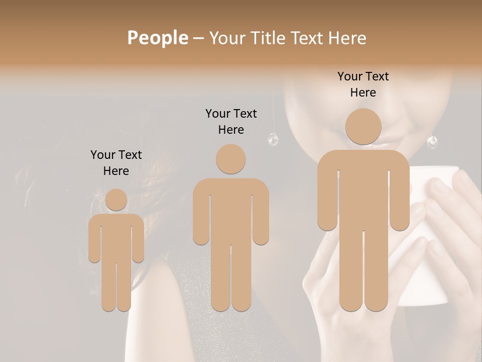 Drinking Coffee PowerPoint Template