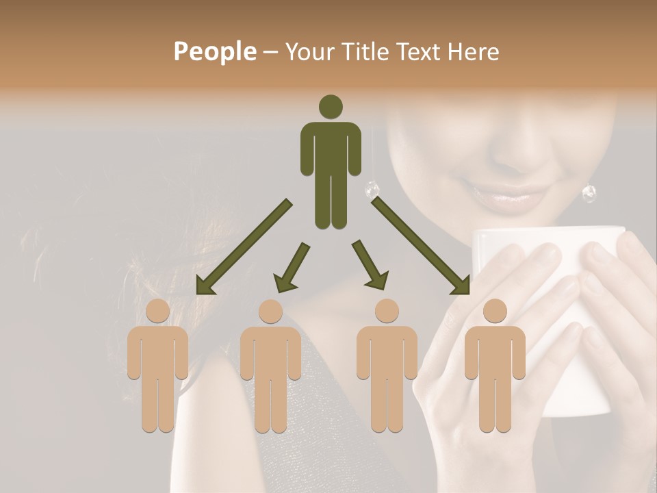 Drinking Coffee PowerPoint Template