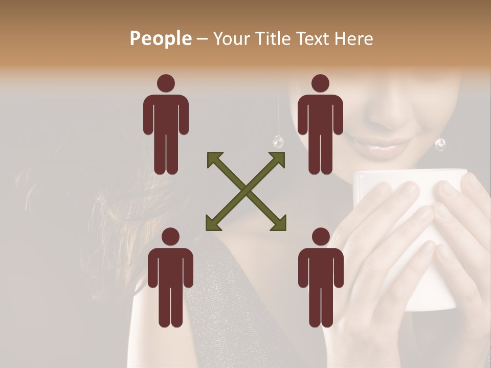 Drinking Coffee PowerPoint Template