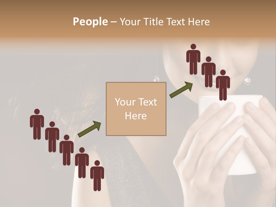 Drinking Coffee PowerPoint Template