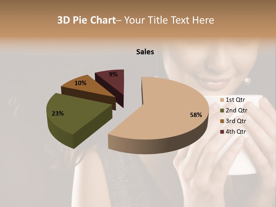 Drinking Coffee PowerPoint Template