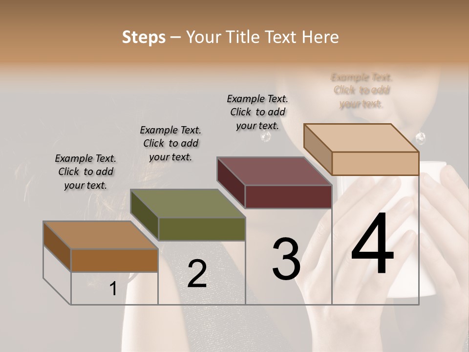 Drinking Coffee PowerPoint Template