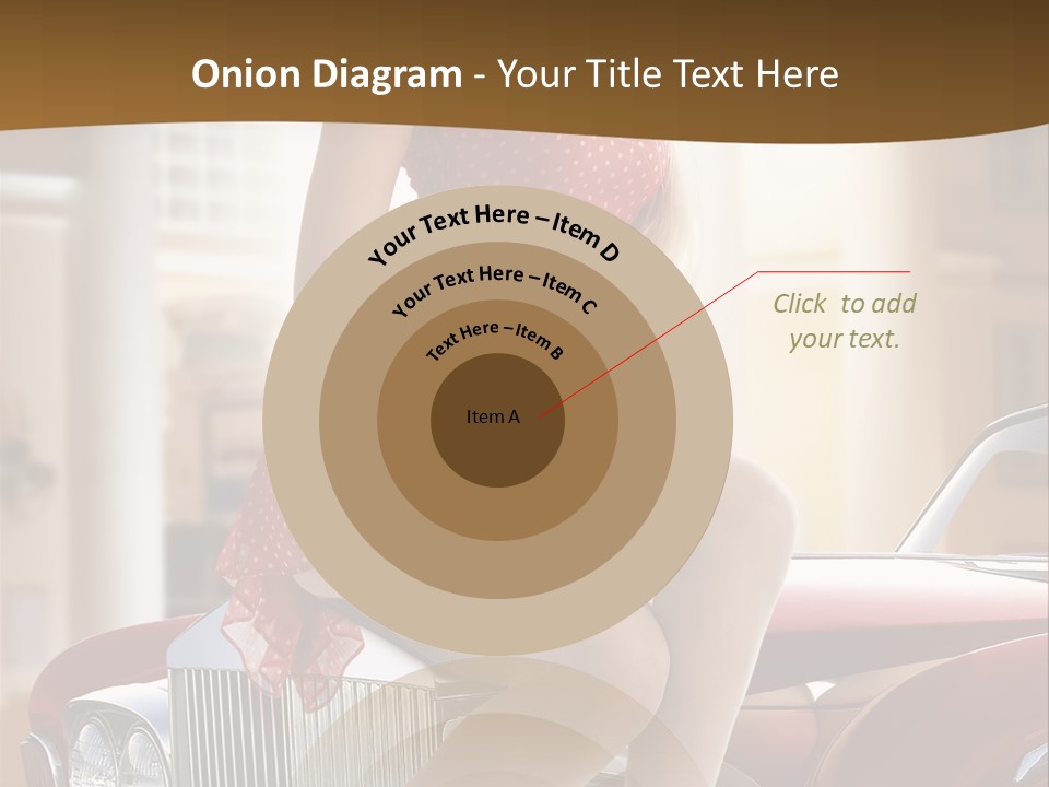 Pin Up Car Girls PowerPoint Template