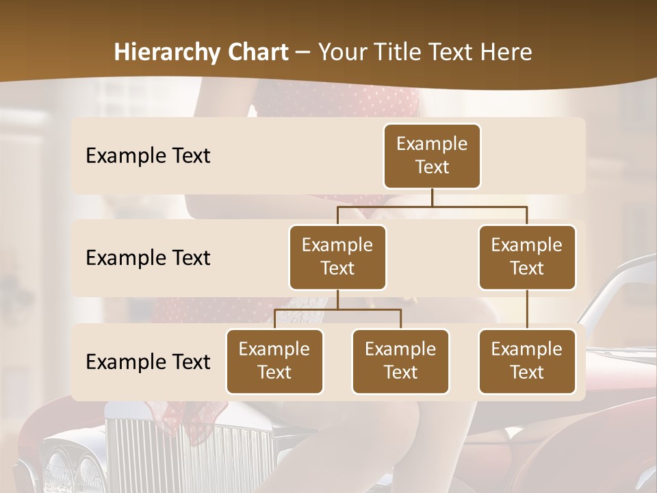 Pin Up Car Girls PowerPoint Template