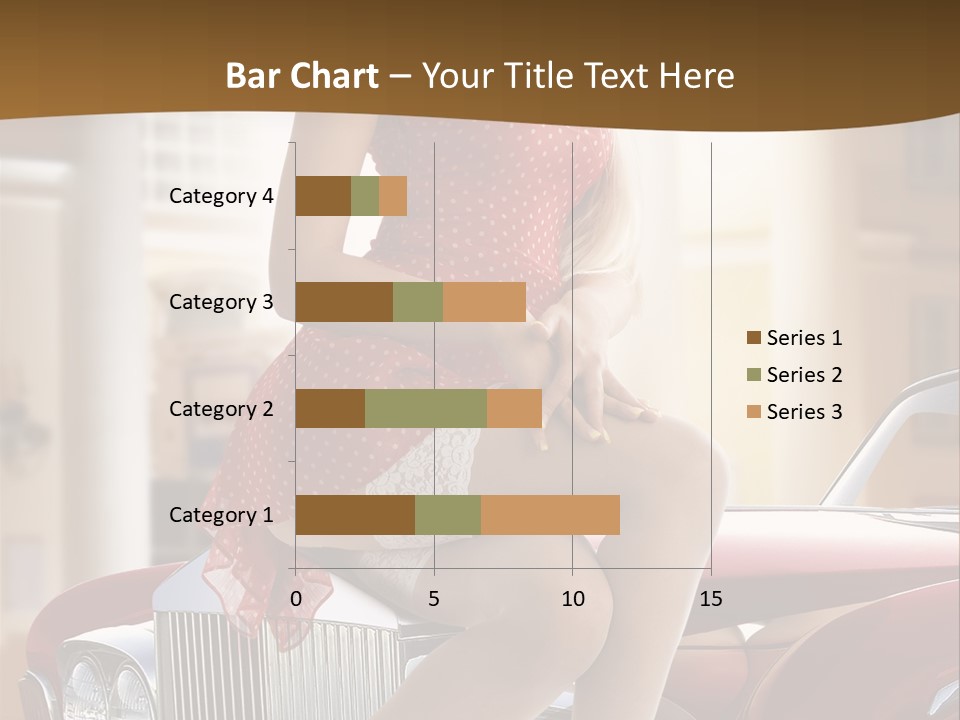 Pin Up Car Girls PowerPoint Template