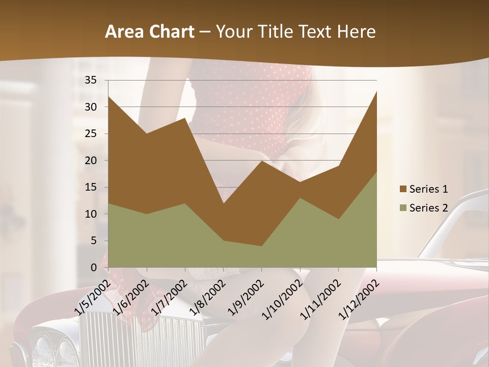 Pin Up Car Girls PowerPoint Template