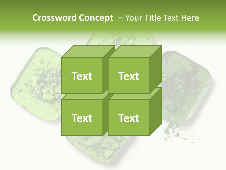 Broken Eyeshadow PowerPoint Template