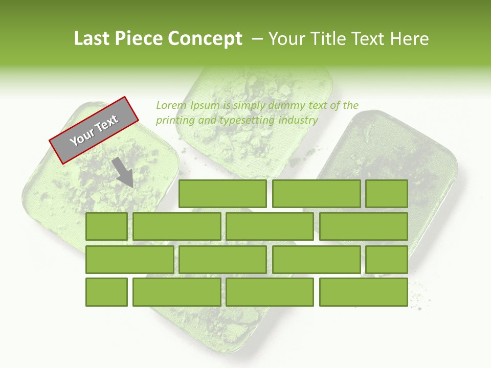 Broken Eyeshadow PowerPoint Template