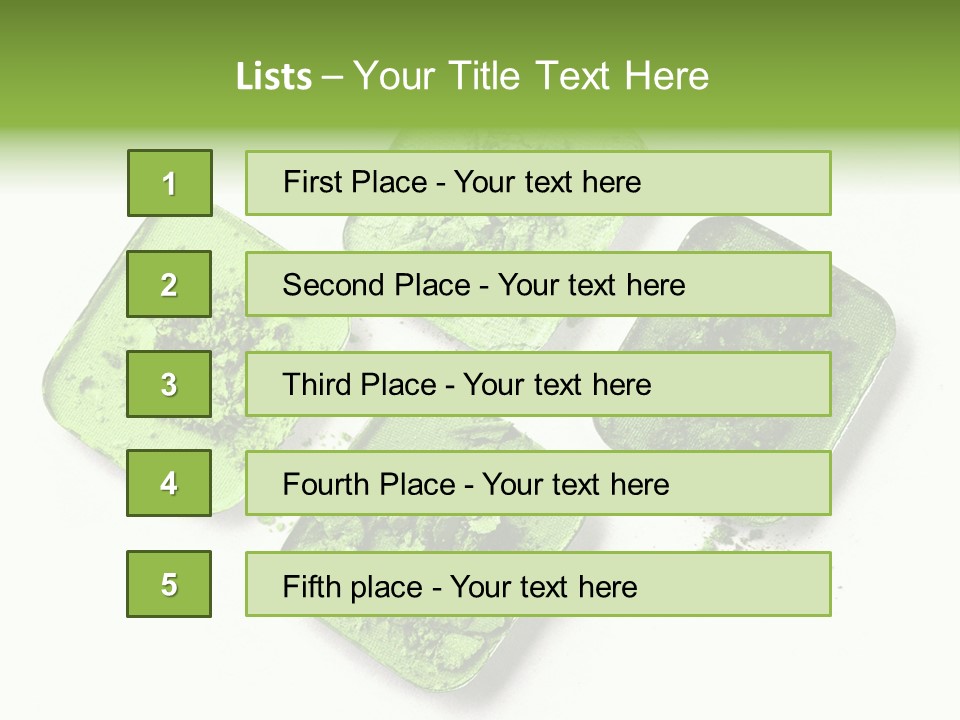 Broken Eyeshadow PowerPoint Template