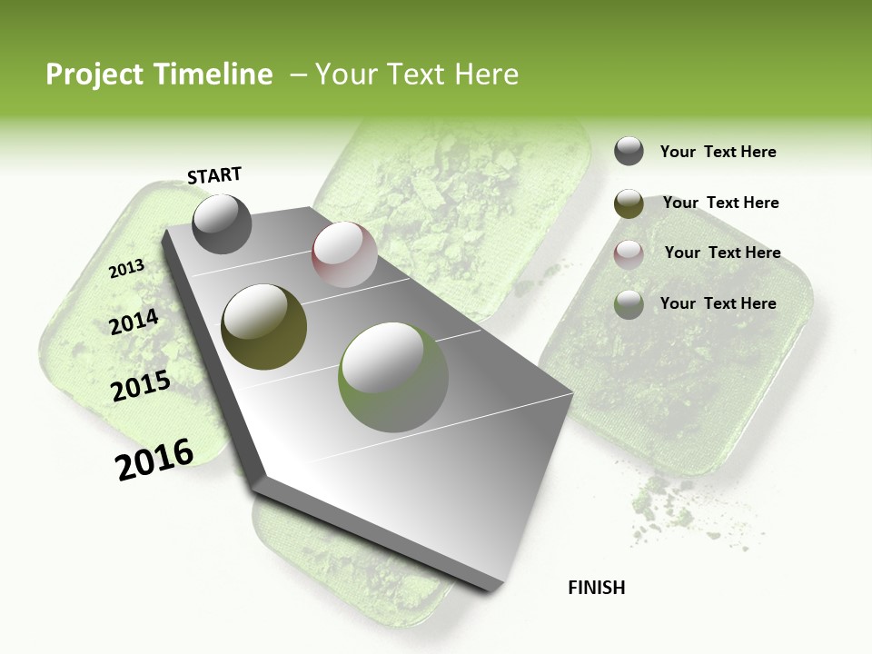 Broken Eyeshadow PowerPoint Template