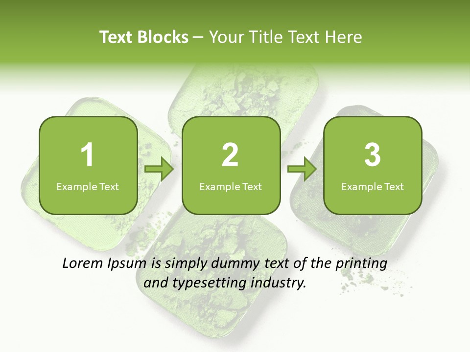 Broken Eyeshadow PowerPoint Template