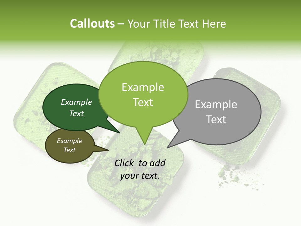 Broken Eyeshadow PowerPoint Template