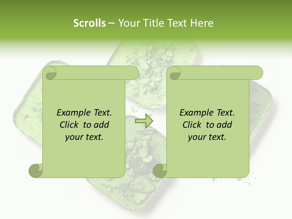 Broken Eyeshadow PowerPoint Template