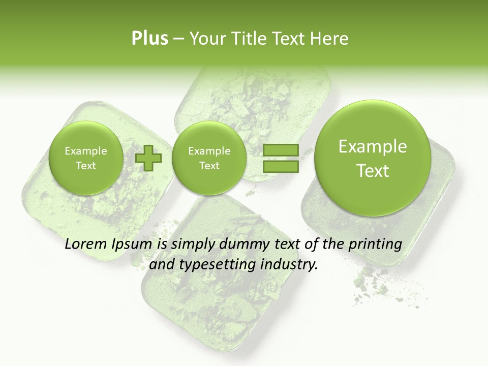 Broken Eyeshadow PowerPoint Template