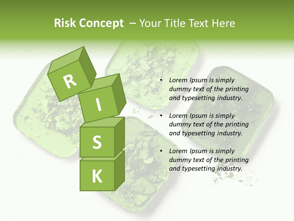 Broken Eyeshadow PowerPoint Template