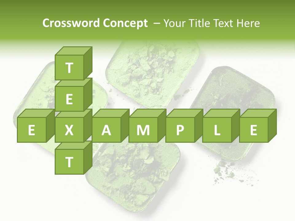 Broken Eyeshadow PowerPoint Template