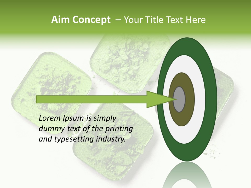 Broken Eyeshadow PowerPoint Template