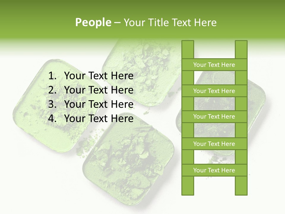 Broken Eyeshadow PowerPoint Template