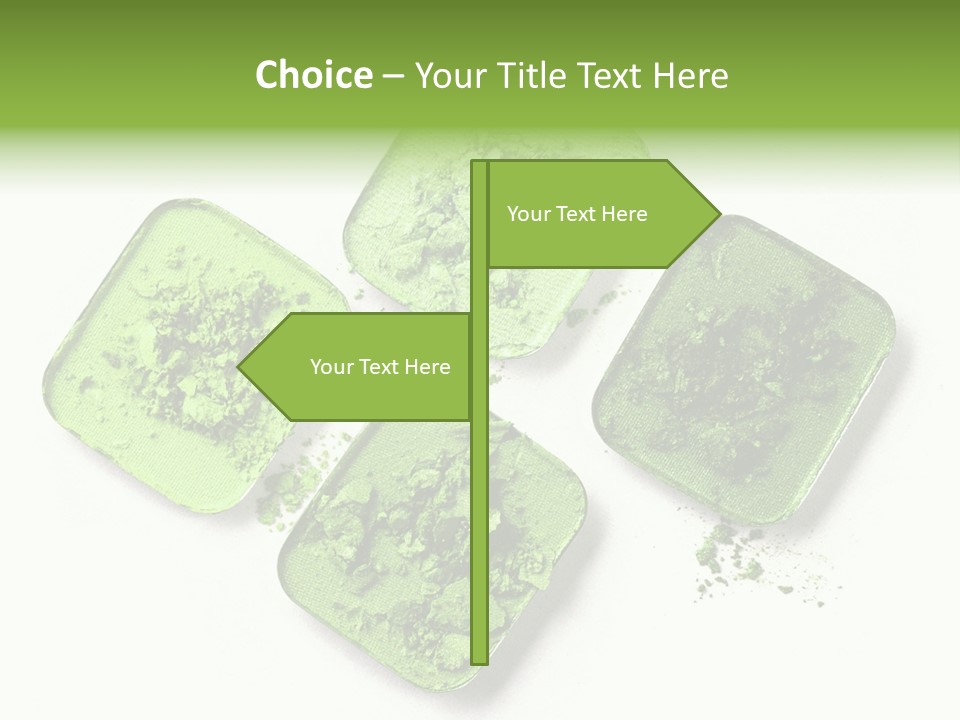 Broken Eyeshadow PowerPoint Template