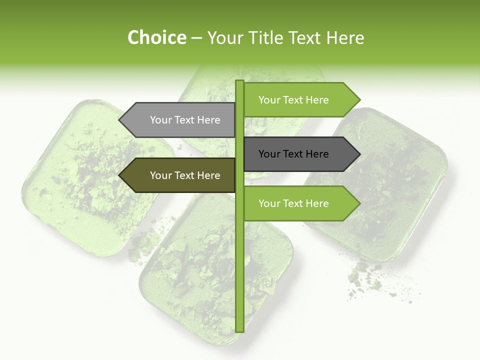 Broken Eyeshadow PowerPoint Template