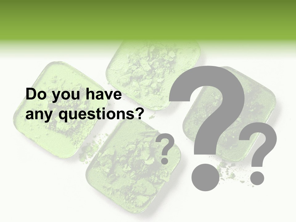 Broken Eyeshadow PowerPoint Template