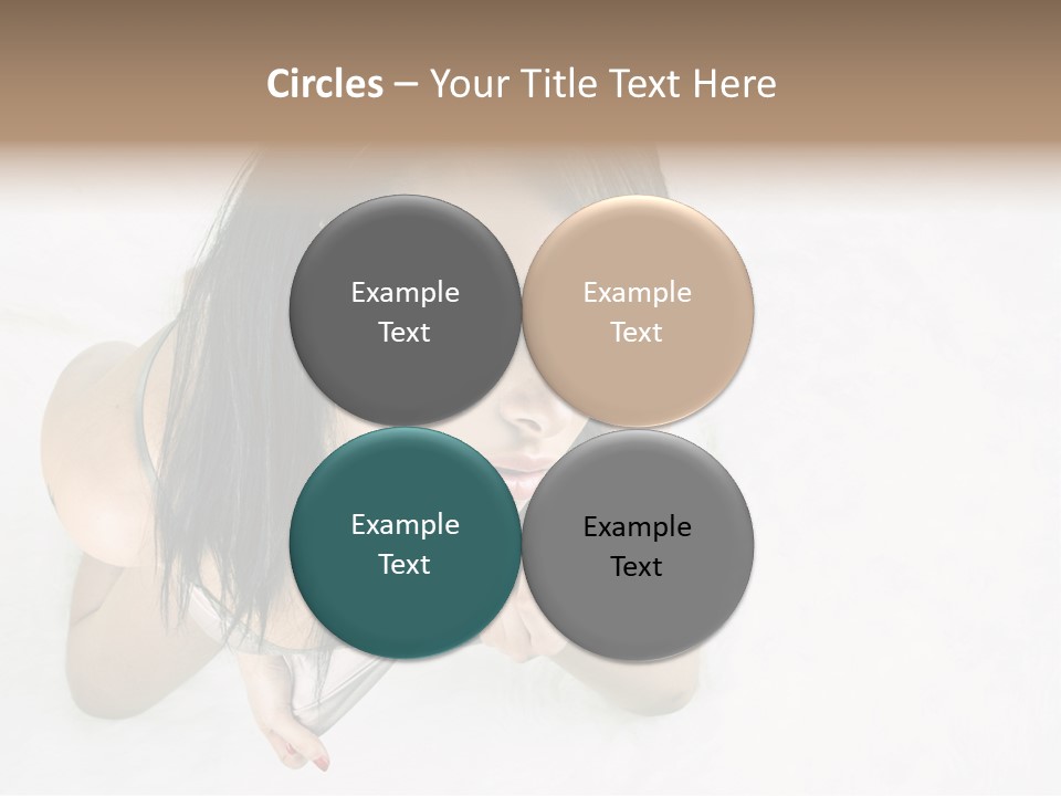 Skincare Young Pyjamas PowerPoint Template