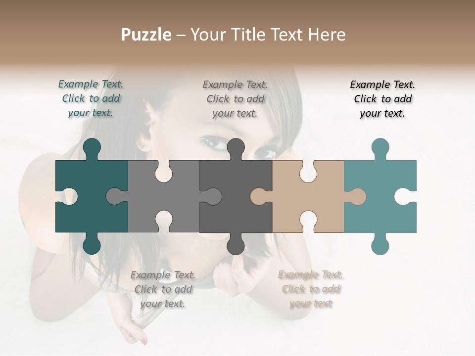 Skincare Young Pyjamas PowerPoint Template