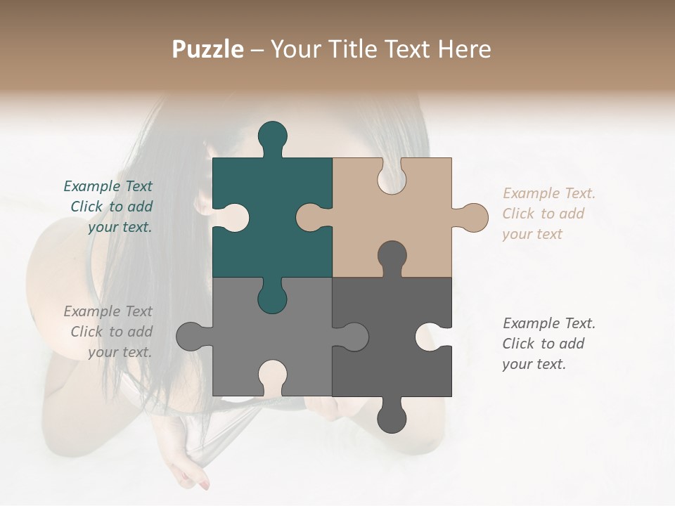 Skincare Young Pyjamas PowerPoint Template