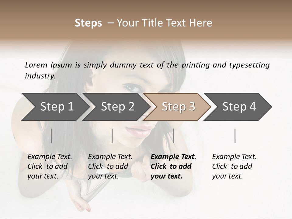 Skincare Young Pyjamas PowerPoint Template