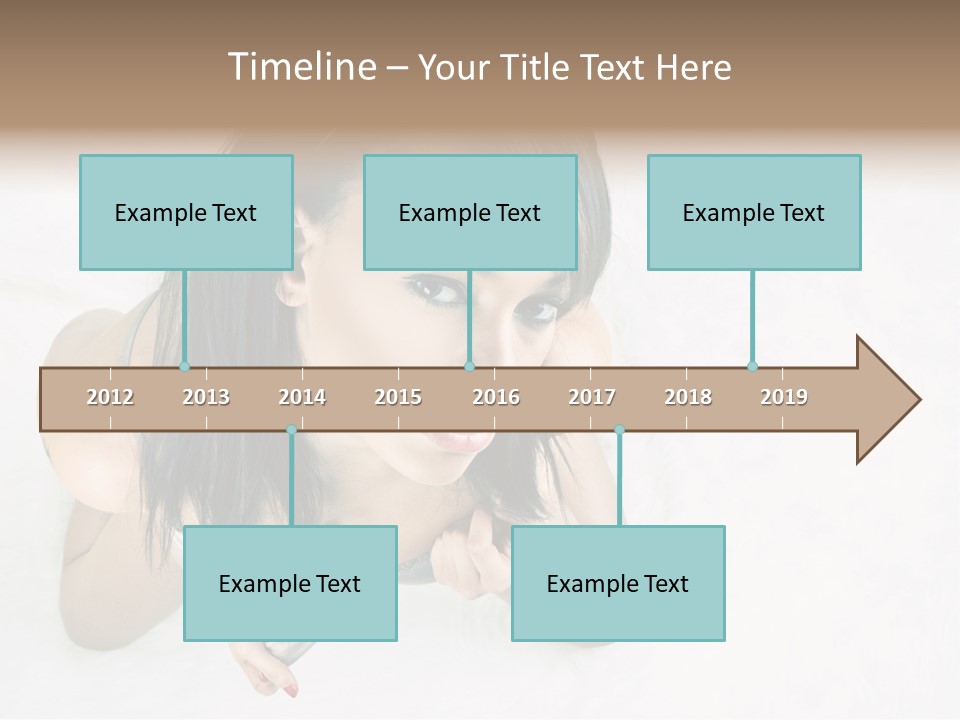 Skincare Young Pyjamas PowerPoint Template