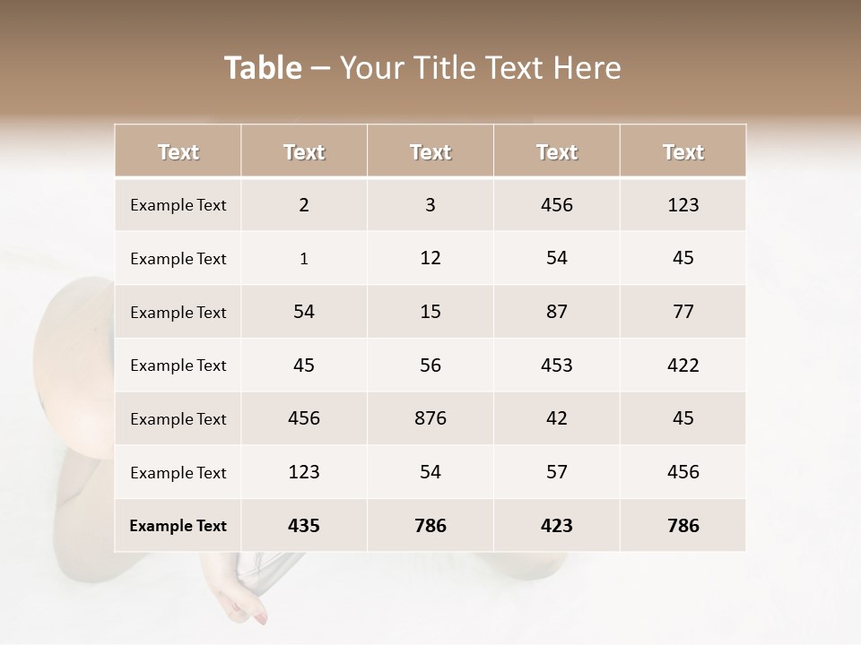 Skincare Young Pyjamas PowerPoint Template