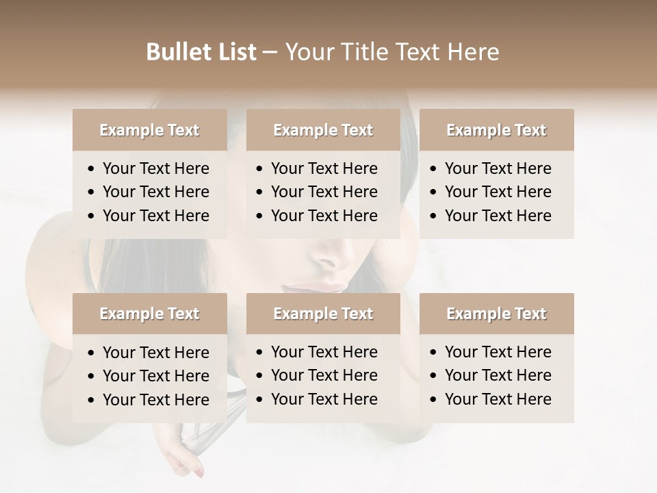 Skincare Young Pyjamas PowerPoint Template