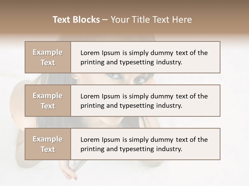 Skincare Young Pyjamas PowerPoint Template