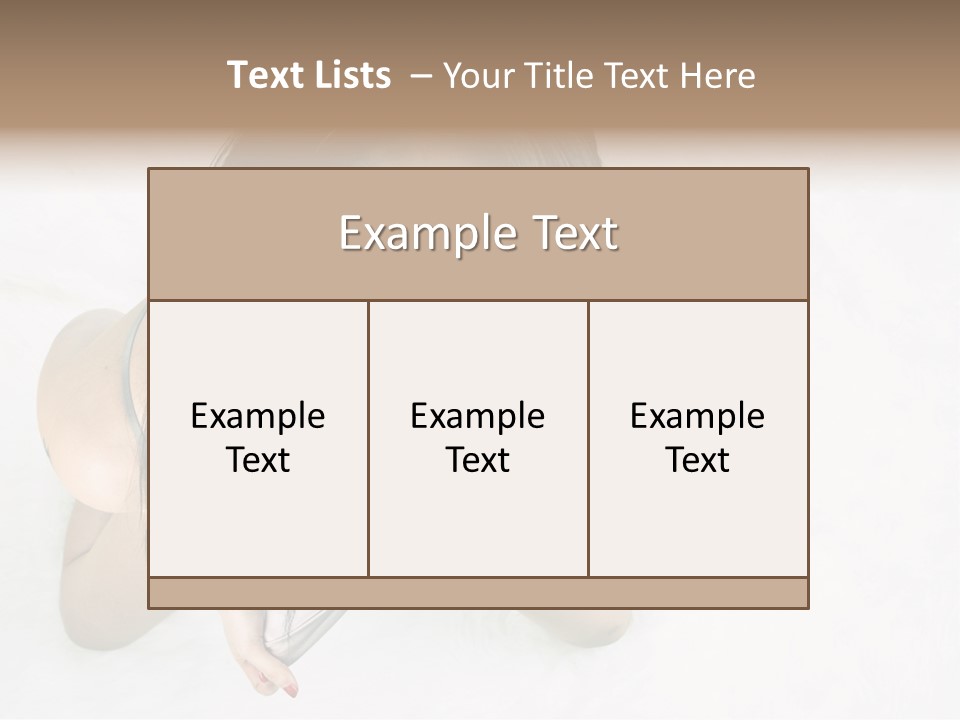 Skincare Young Pyjamas PowerPoint Template