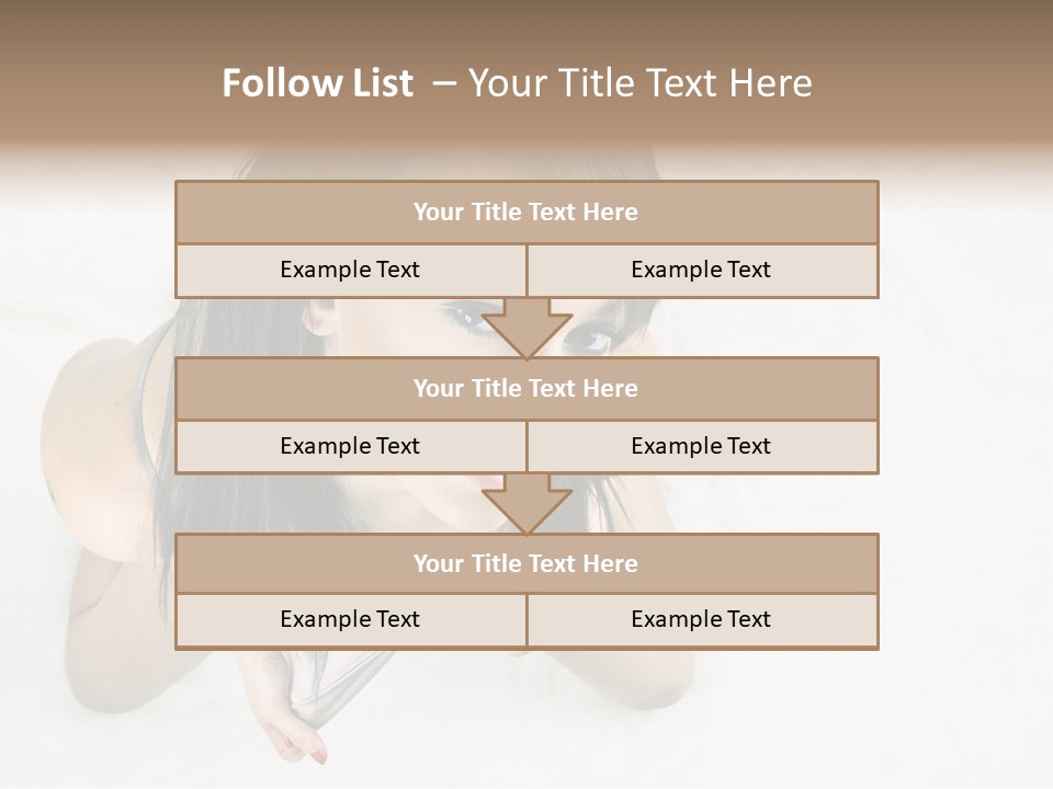 Skincare Young Pyjamas PowerPoint Template