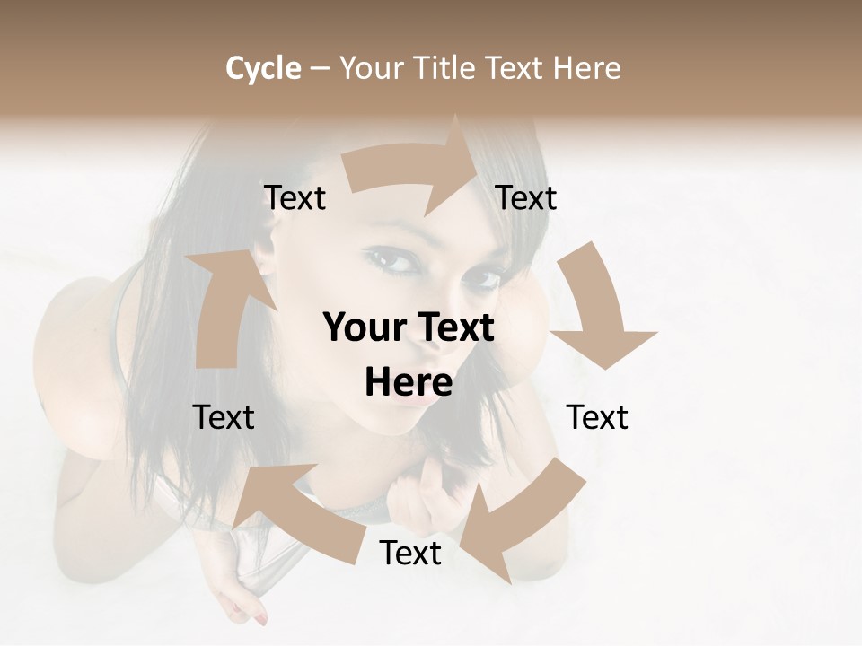 Skincare Young Pyjamas PowerPoint Template