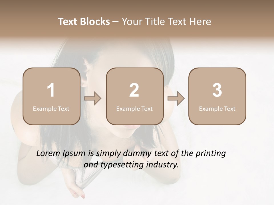 Skincare Young Pyjamas PowerPoint Template