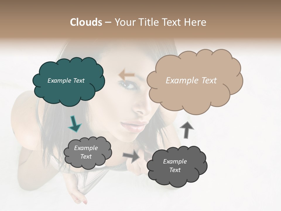 Skincare Young Pyjamas PowerPoint Template