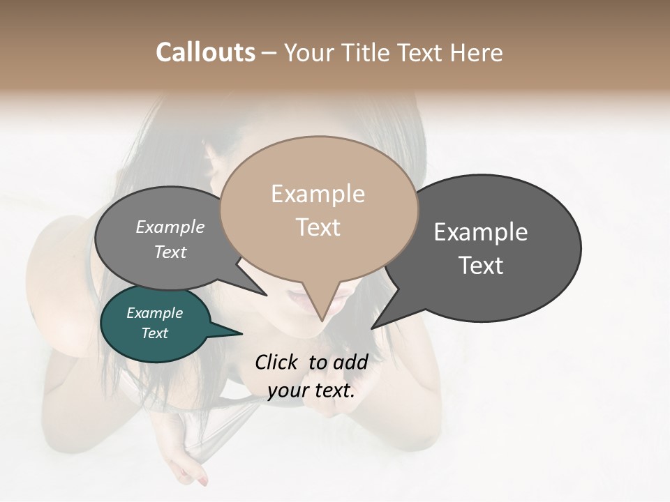 Skincare Young Pyjamas PowerPoint Template