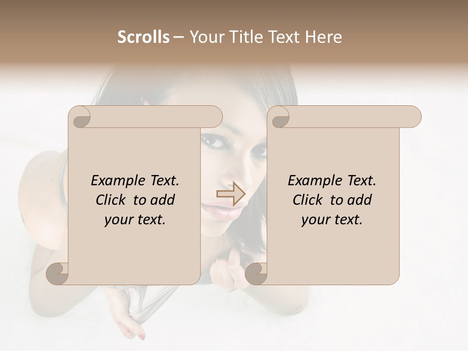Skincare Young Pyjamas PowerPoint Template
