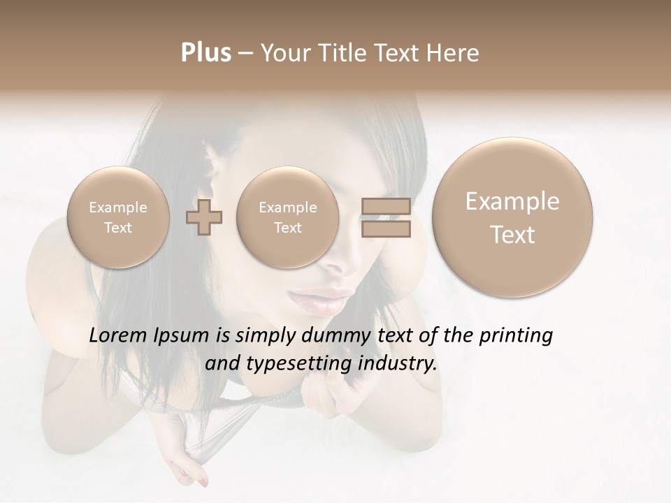 Skincare Young Pyjamas PowerPoint Template