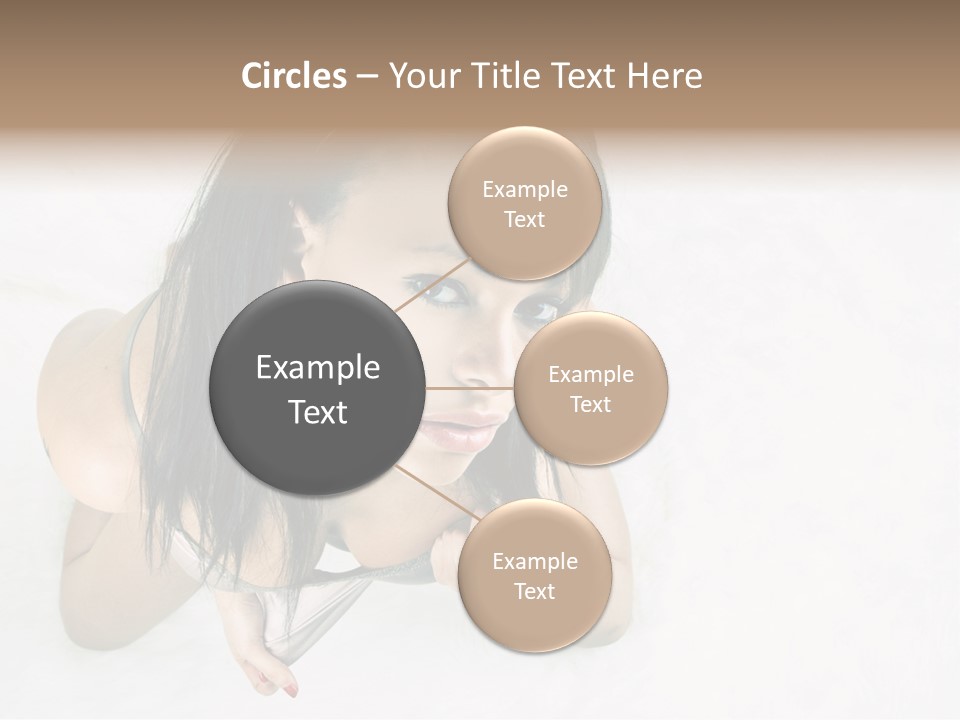 Skincare Young Pyjamas PowerPoint Template