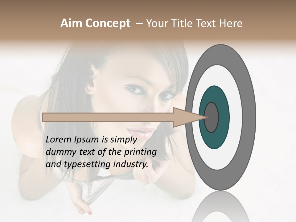 Skincare Young Pyjamas PowerPoint Template