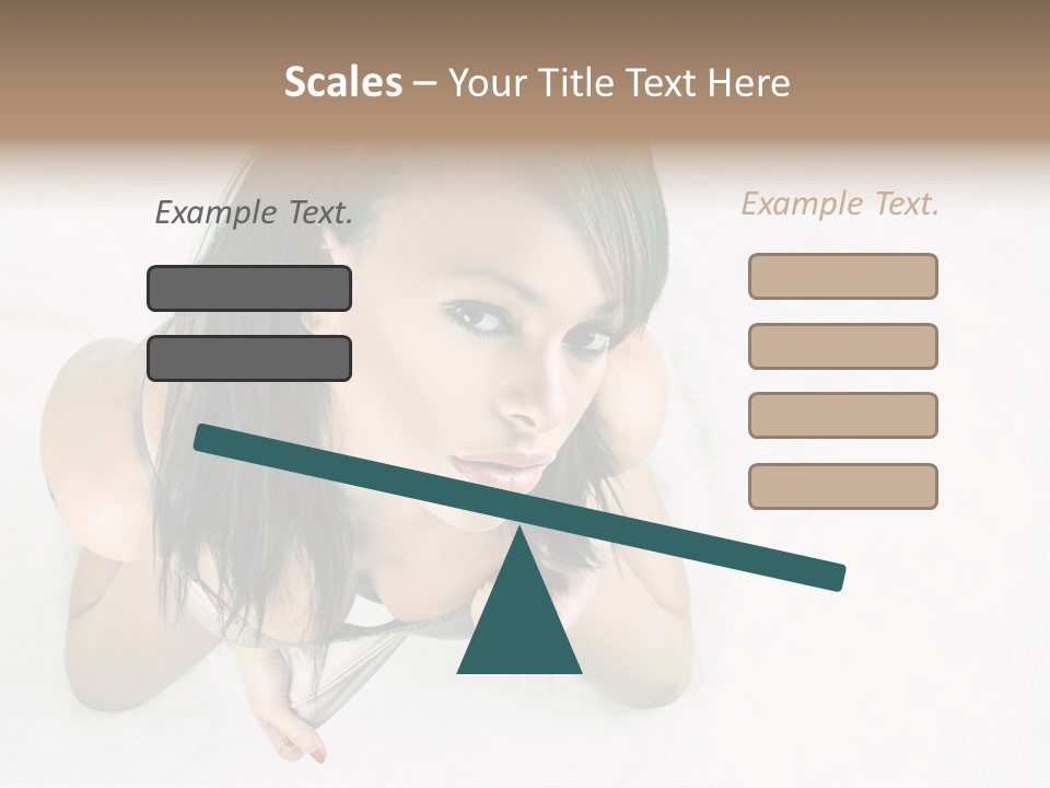 Skincare Young Pyjamas PowerPoint Template